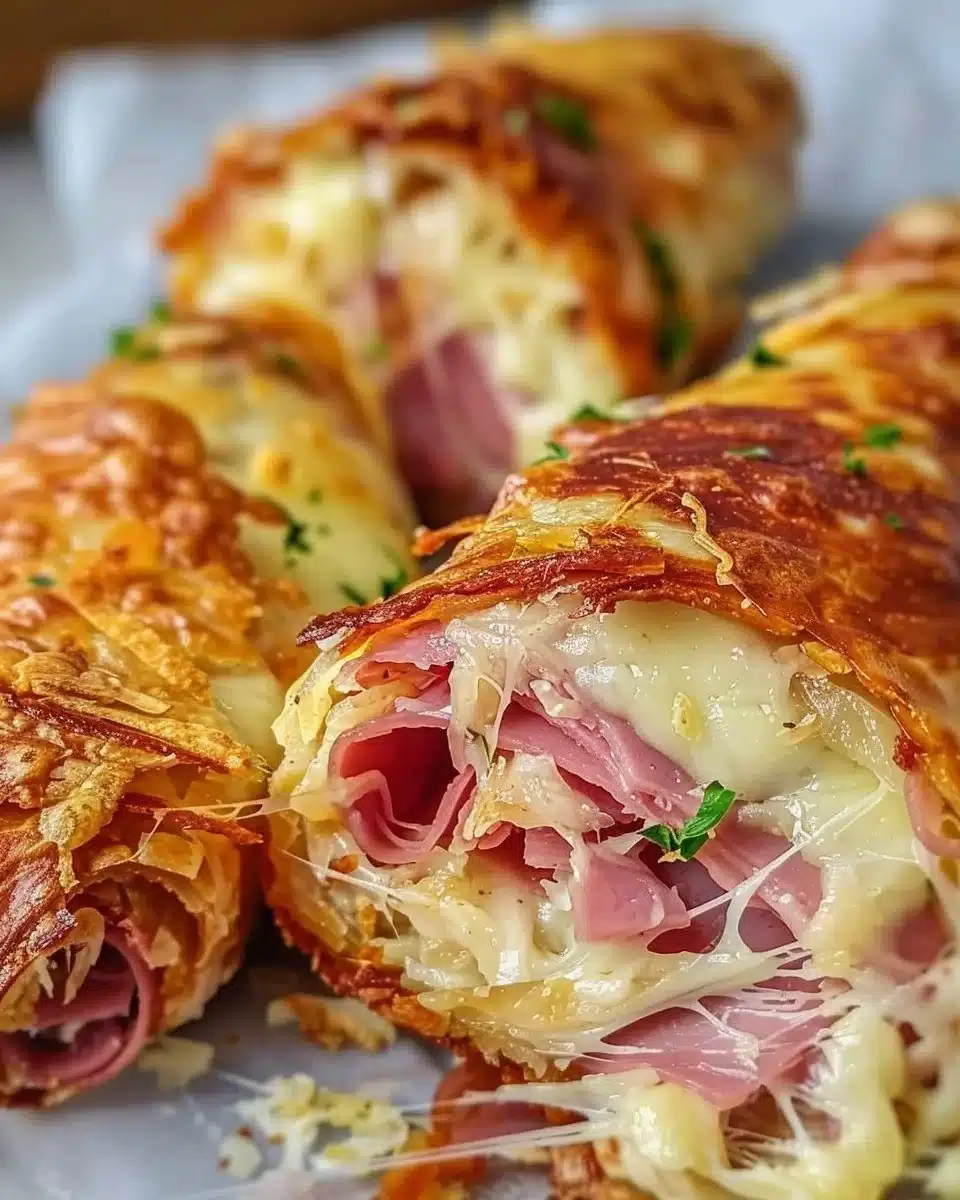 Keto Crispy Reuben Roll-Ups