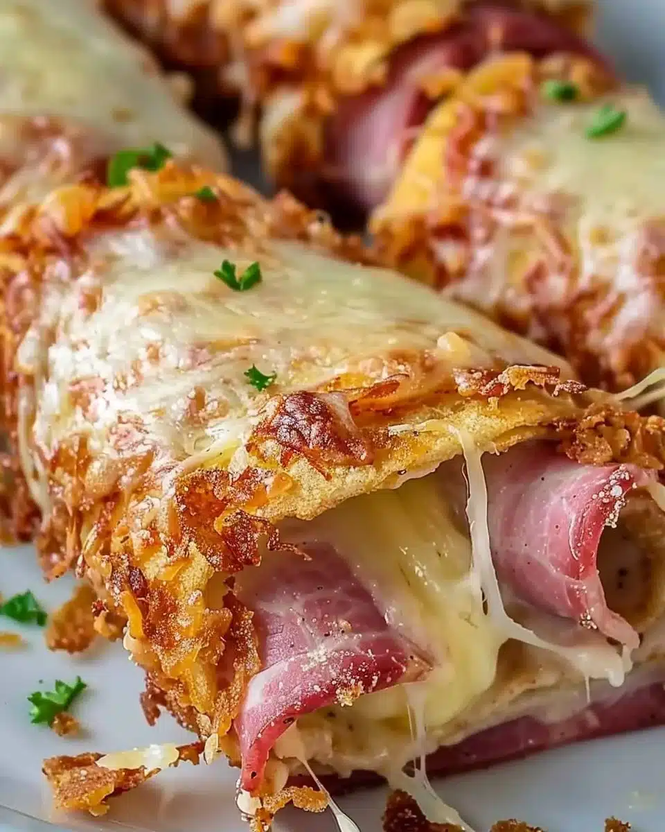Keto Crispy Reuben Roll-Ups