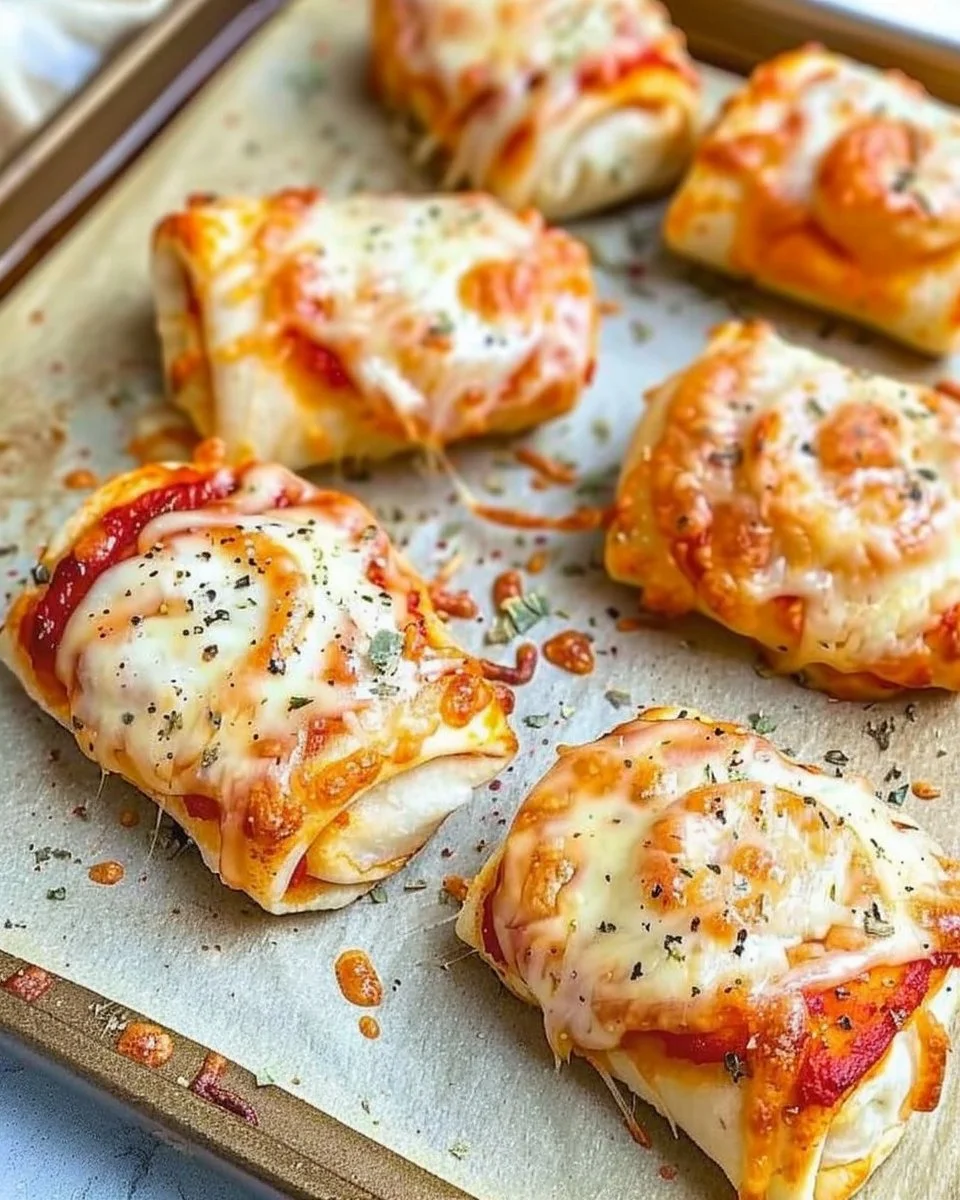 Low-Calorie Pizza Rolls (3-Ingredient Hack!)