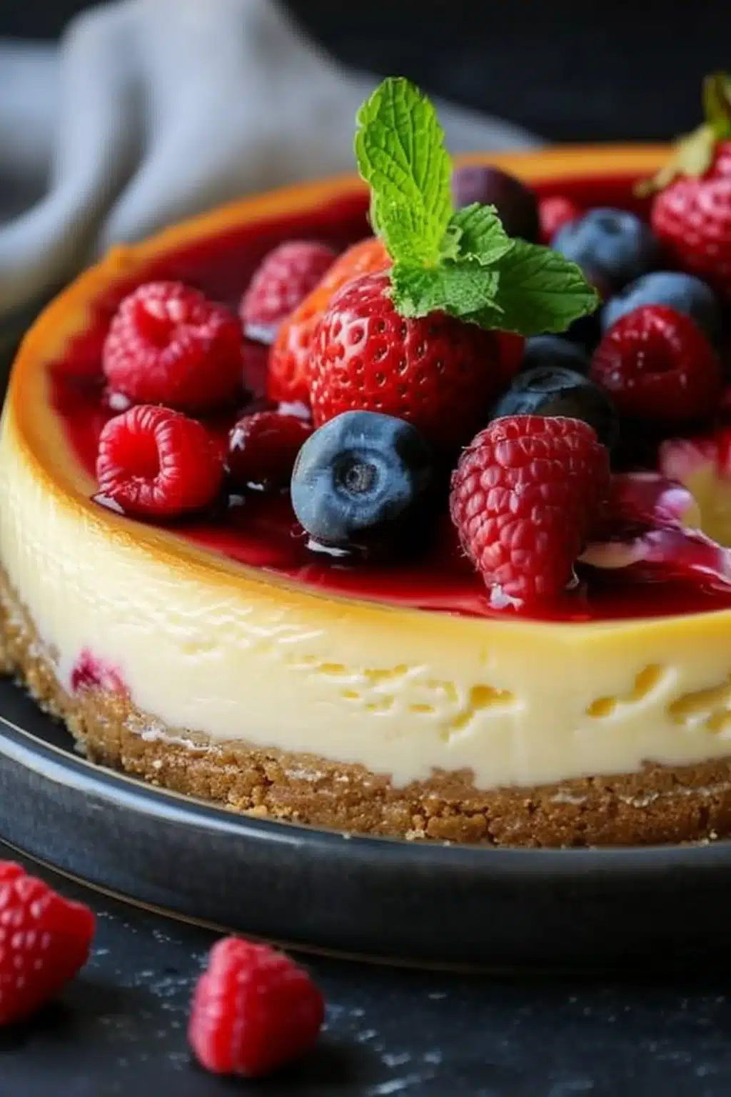 Low Carb Cheesecake with Greek Yogurt