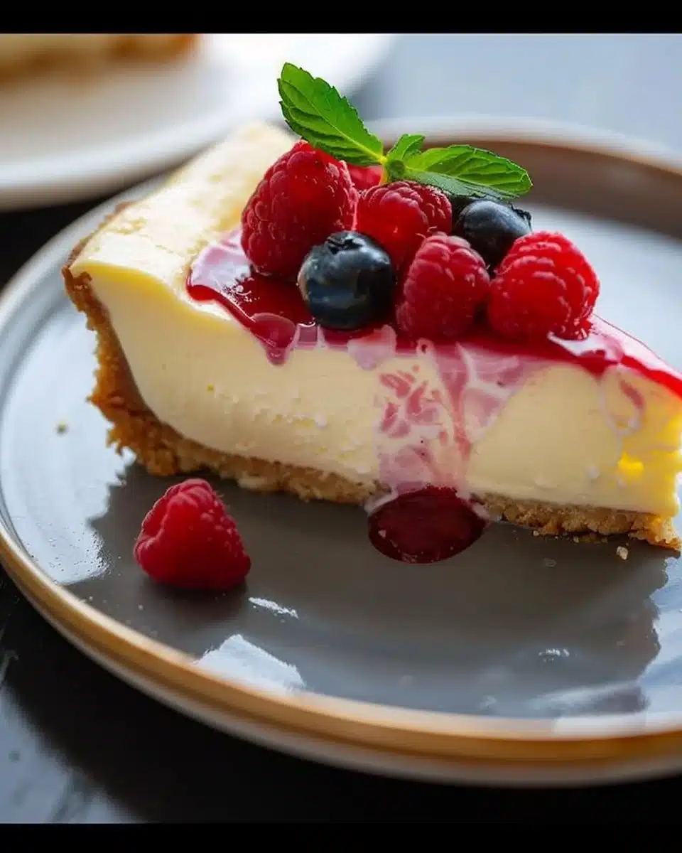 Low Carb Cheesecake with Greek Yogurt