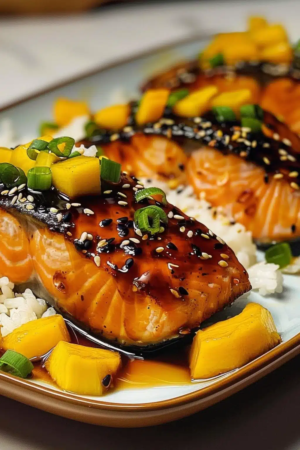 Mango Teriyaki Salmon