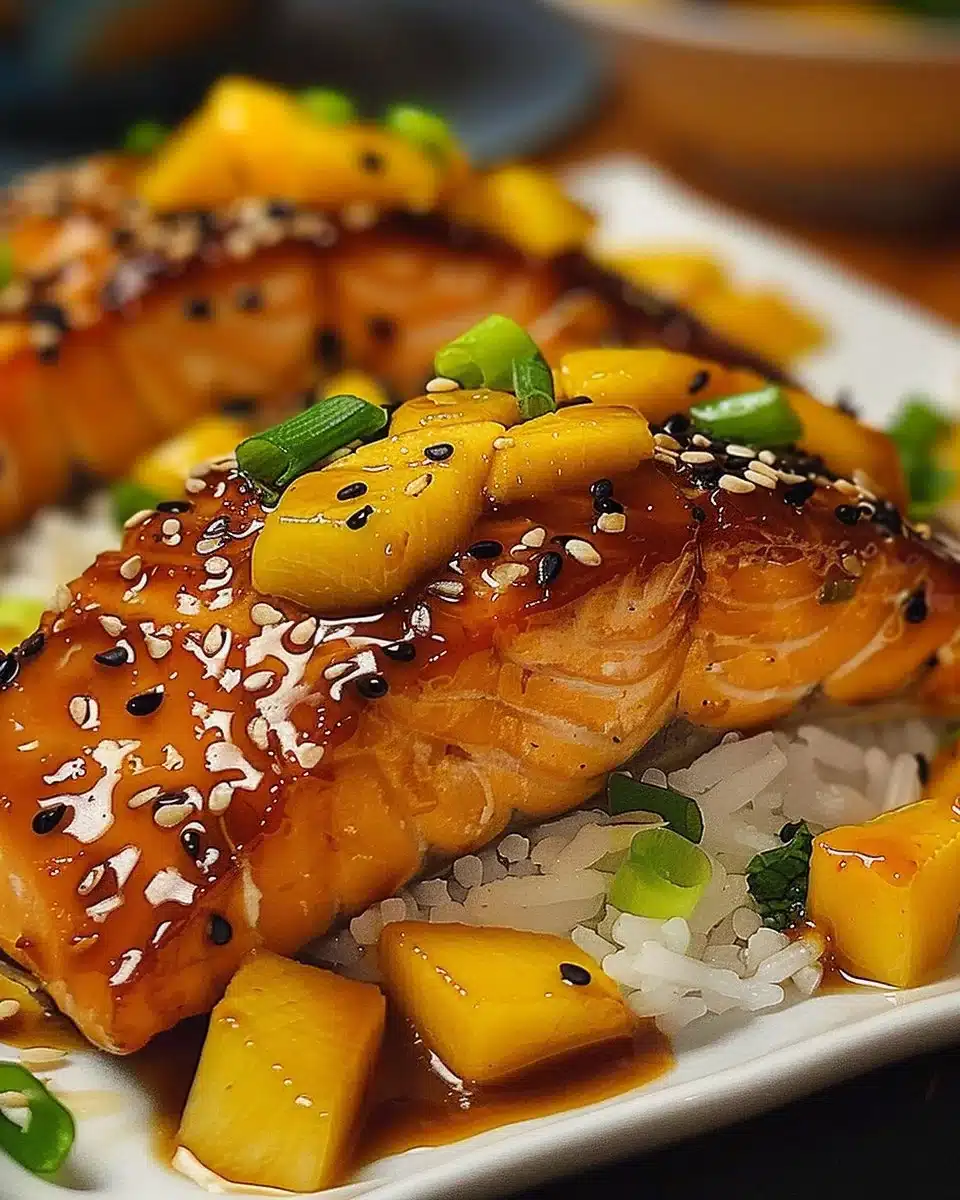 Mango Teriyaki Salmon