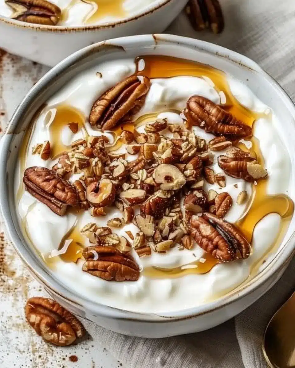 Maple Pecan Yogurt Bowl