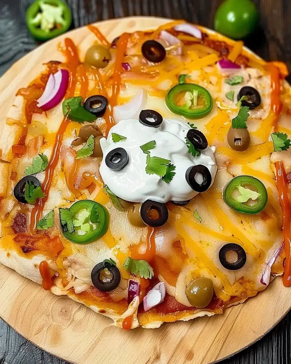 Homemade Mexican Pizza inspired by Taco Bell recipe