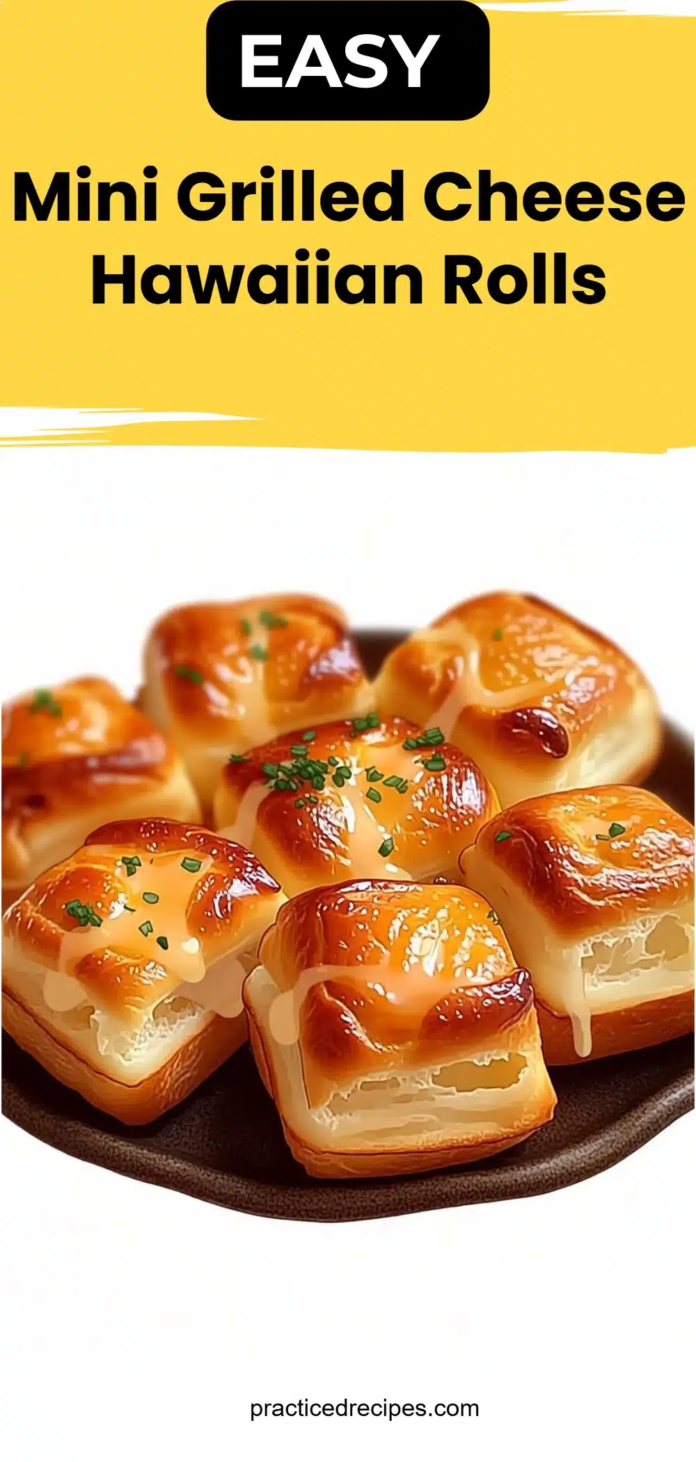 Mini Grilled Cheese Hawaiian Rolls