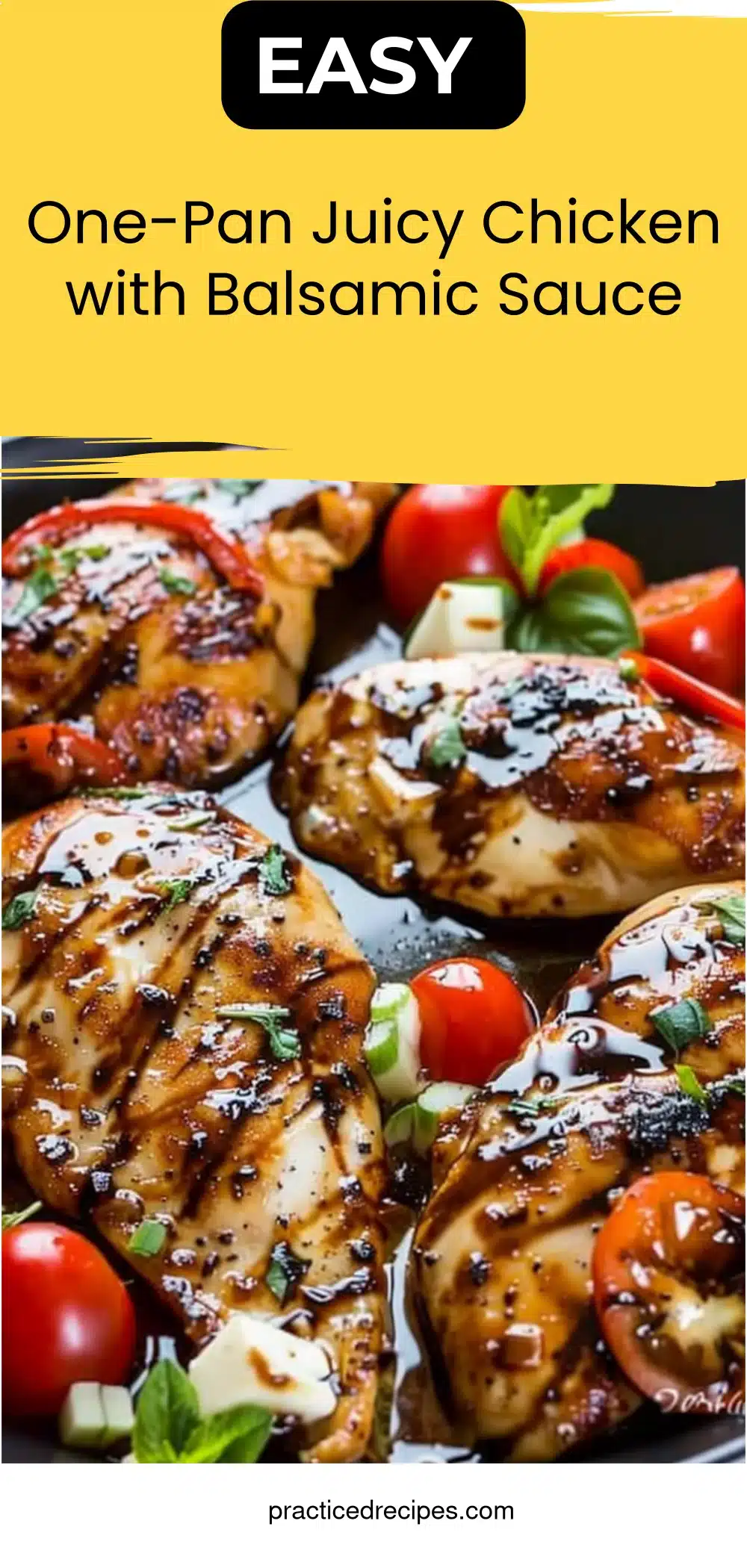 One-Pan Juicy Chicken with Balsamic Sauce