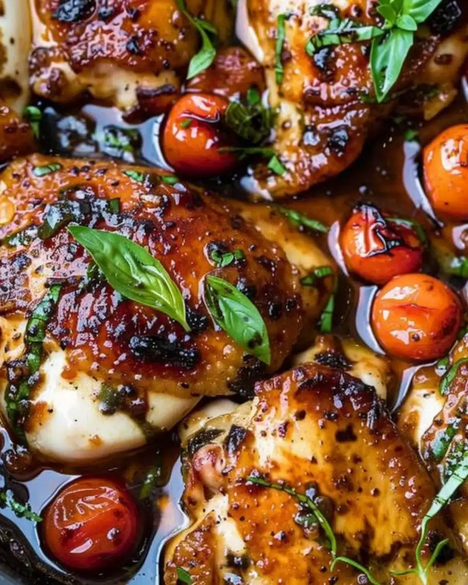 One-Pan Juicy Chicken with Balsamic Sauce