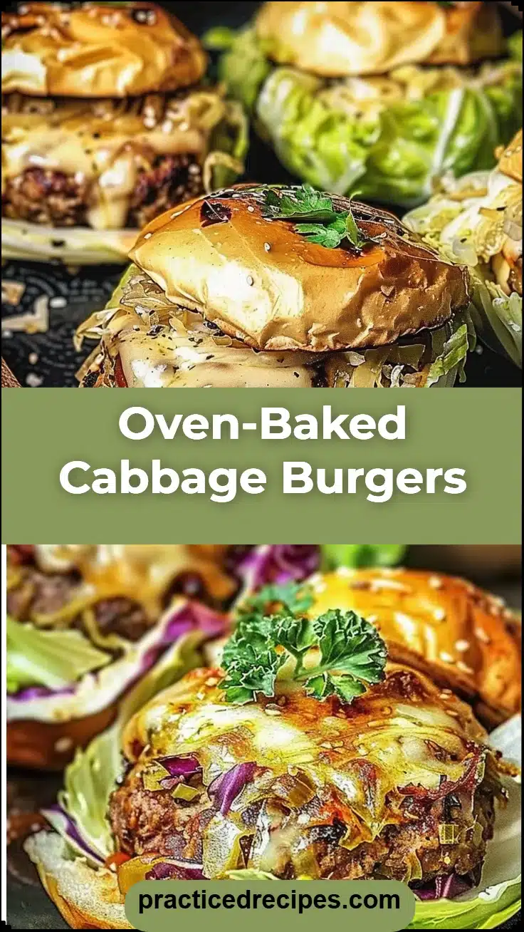 Oven-Baked Cabbage Burgers
