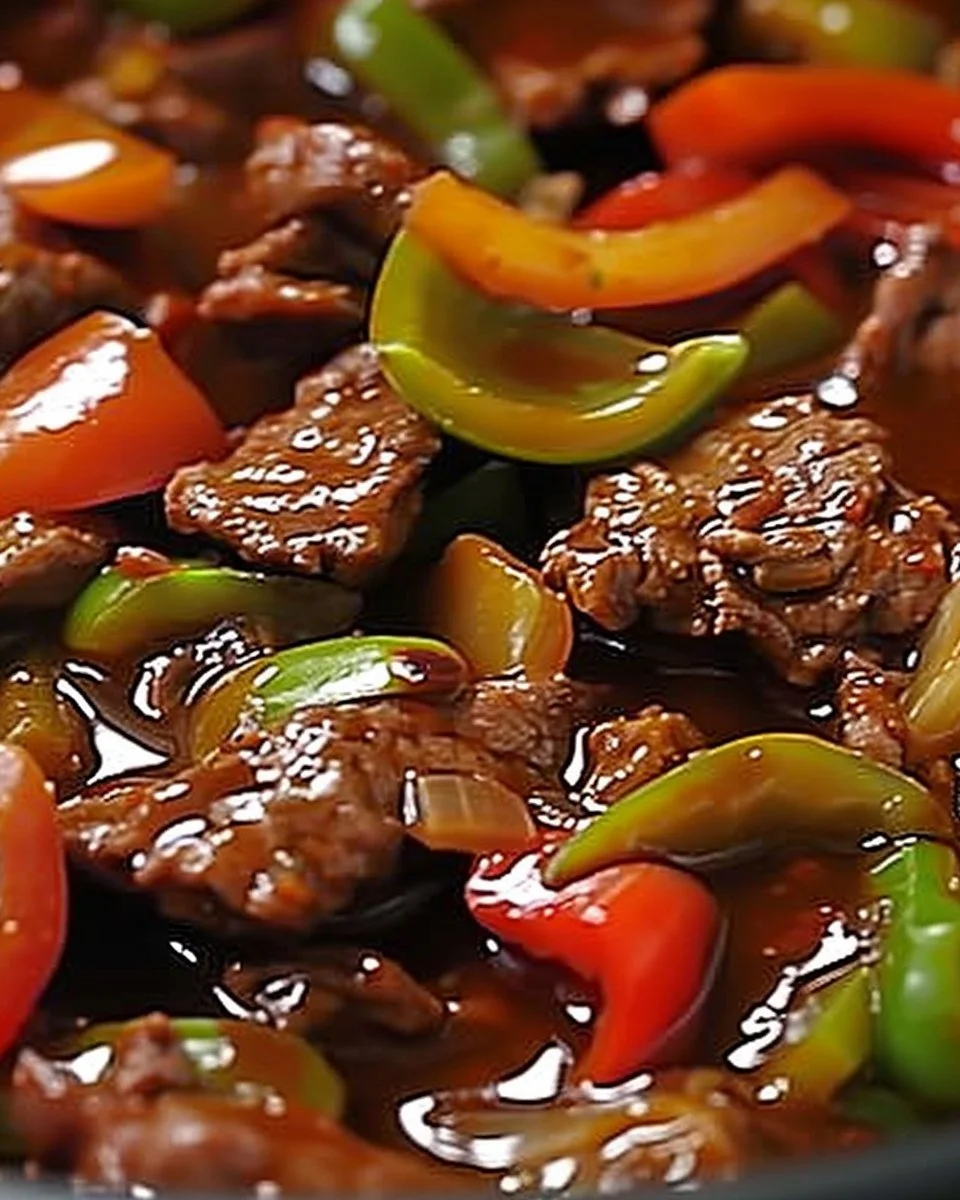 Pepper Steak in a Crock Pot