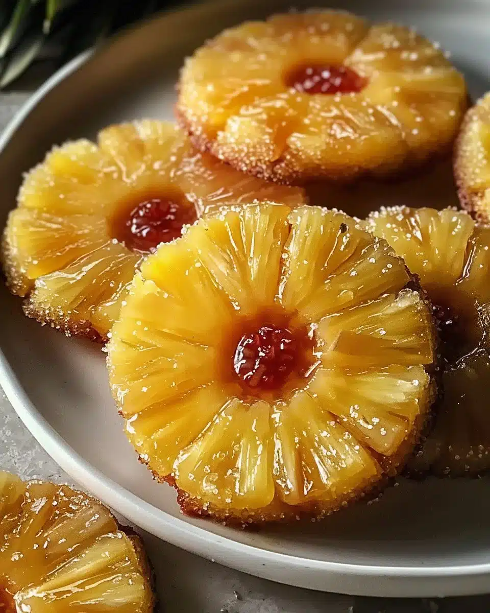 Pineapple Upside Down Sugar Cookies That Delight Every Bite