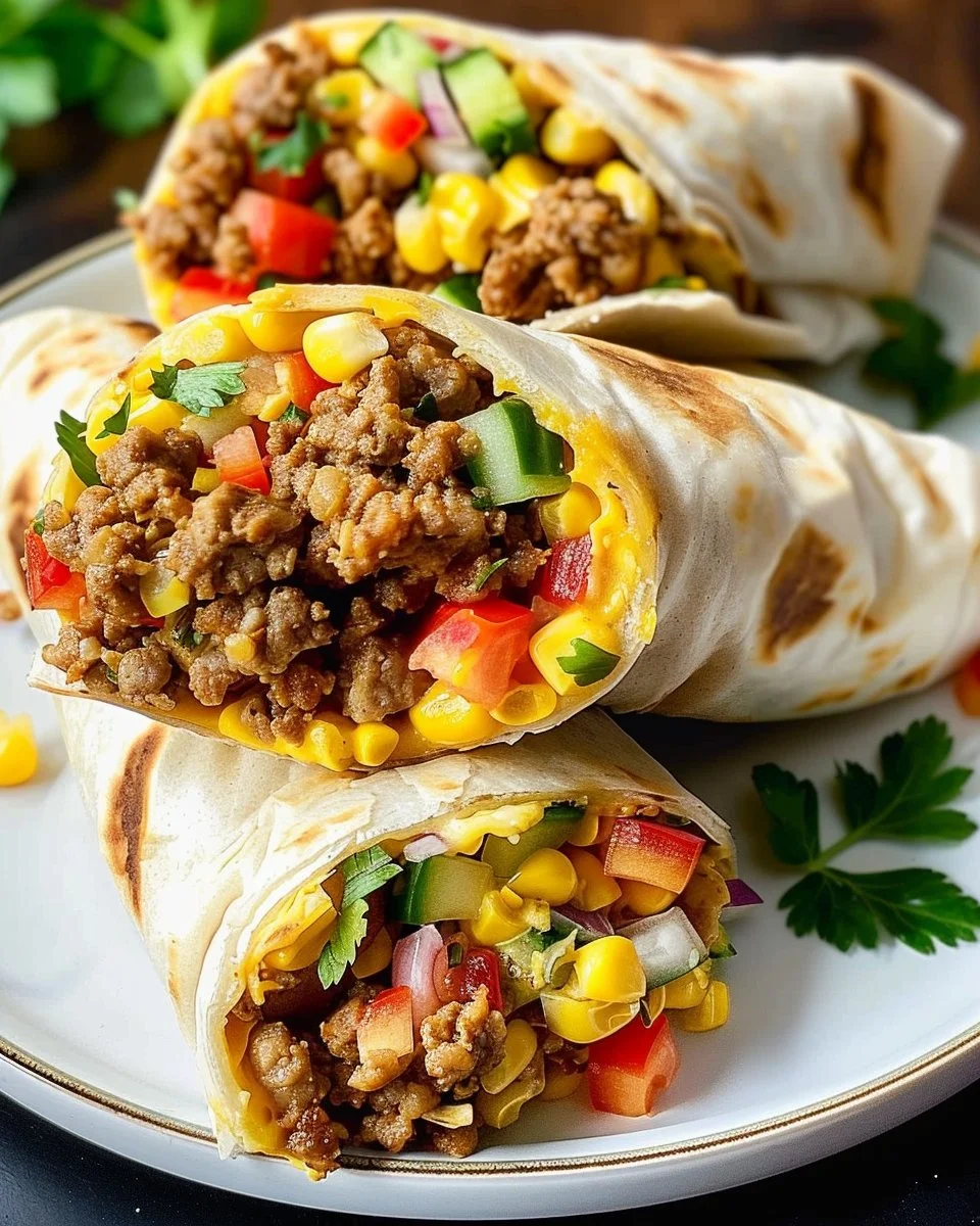 Protein-packed breakfast burritos ready to freeze and reheat for easy meals.