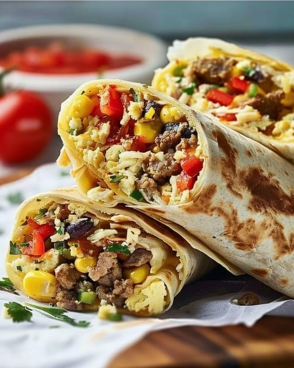 Protein-Packed Breakfast Burritos Ready to Freeze & Reheat