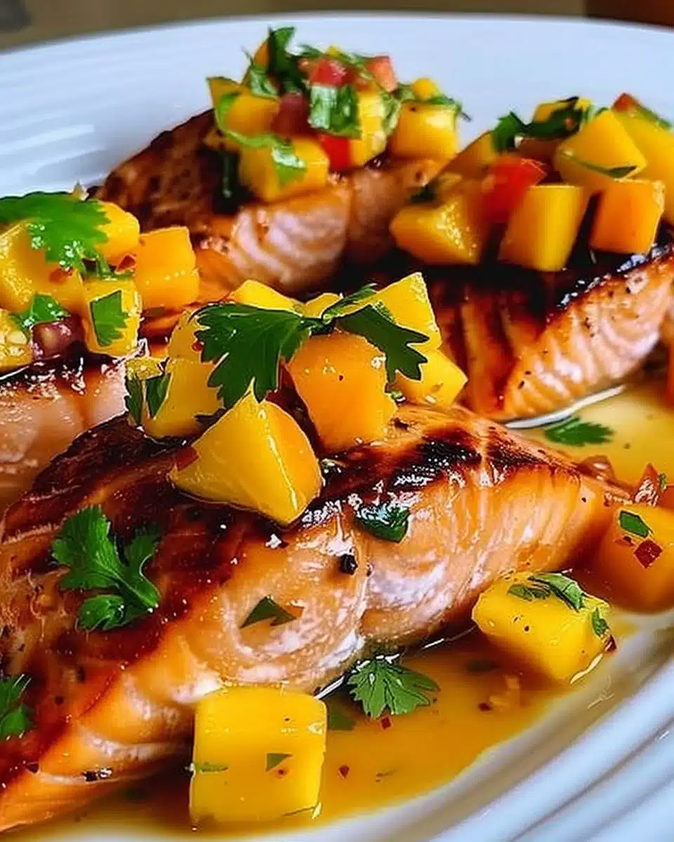 Salmon with Mango Salsa