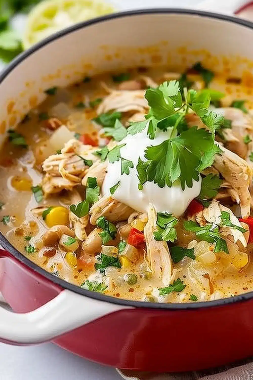 Simple Keto White Chicken Chili