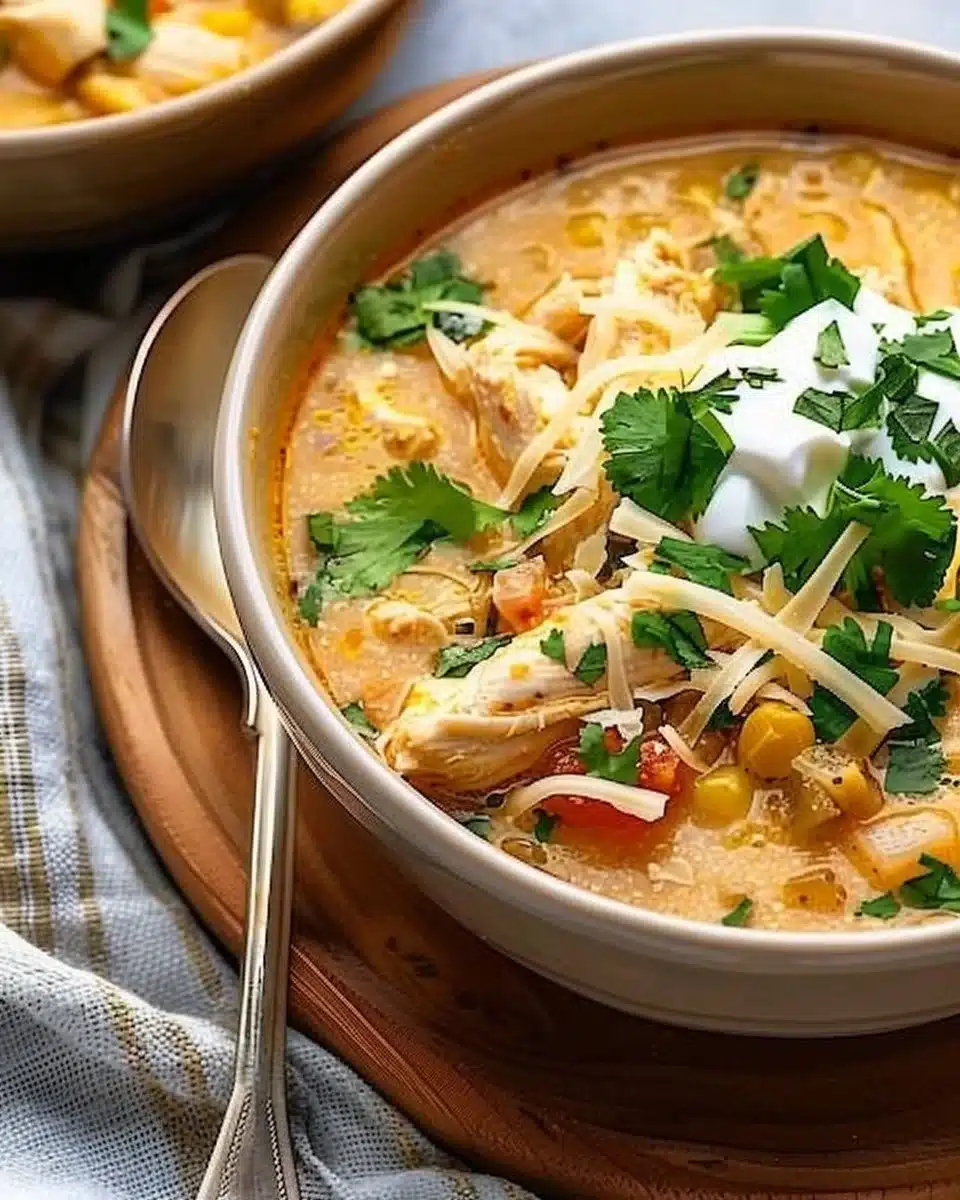 Simple Keto White Chicken Chili