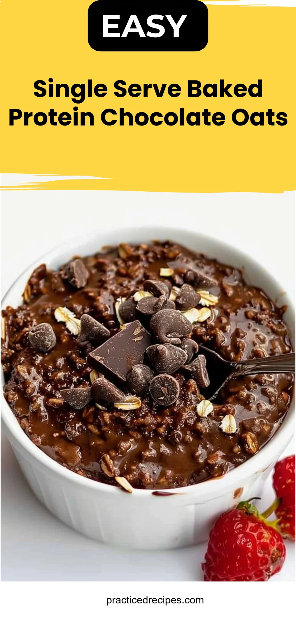 Single Serve Baked Protein Chocolate Oats