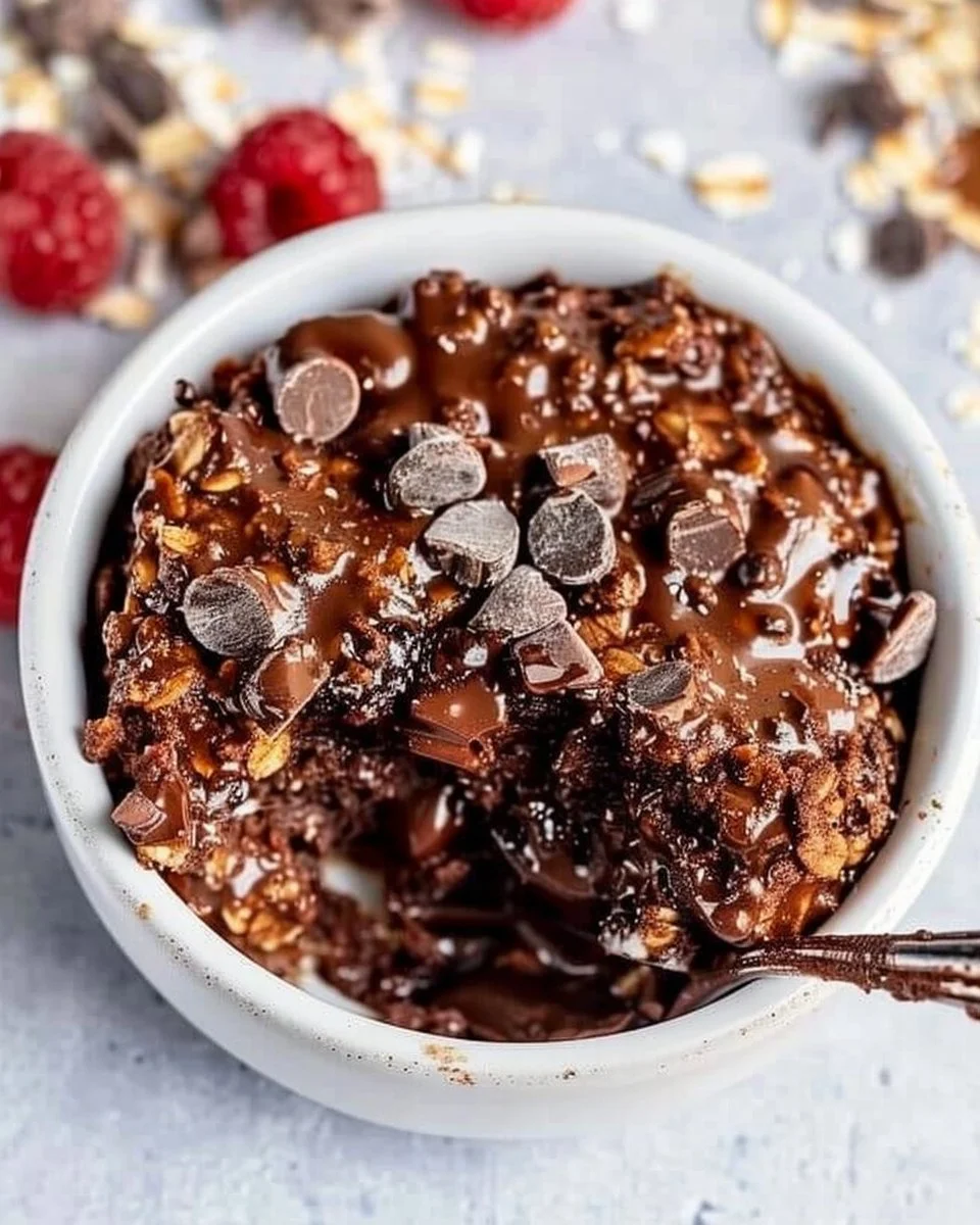 Single Serve Baked Protein Chocolate Oats