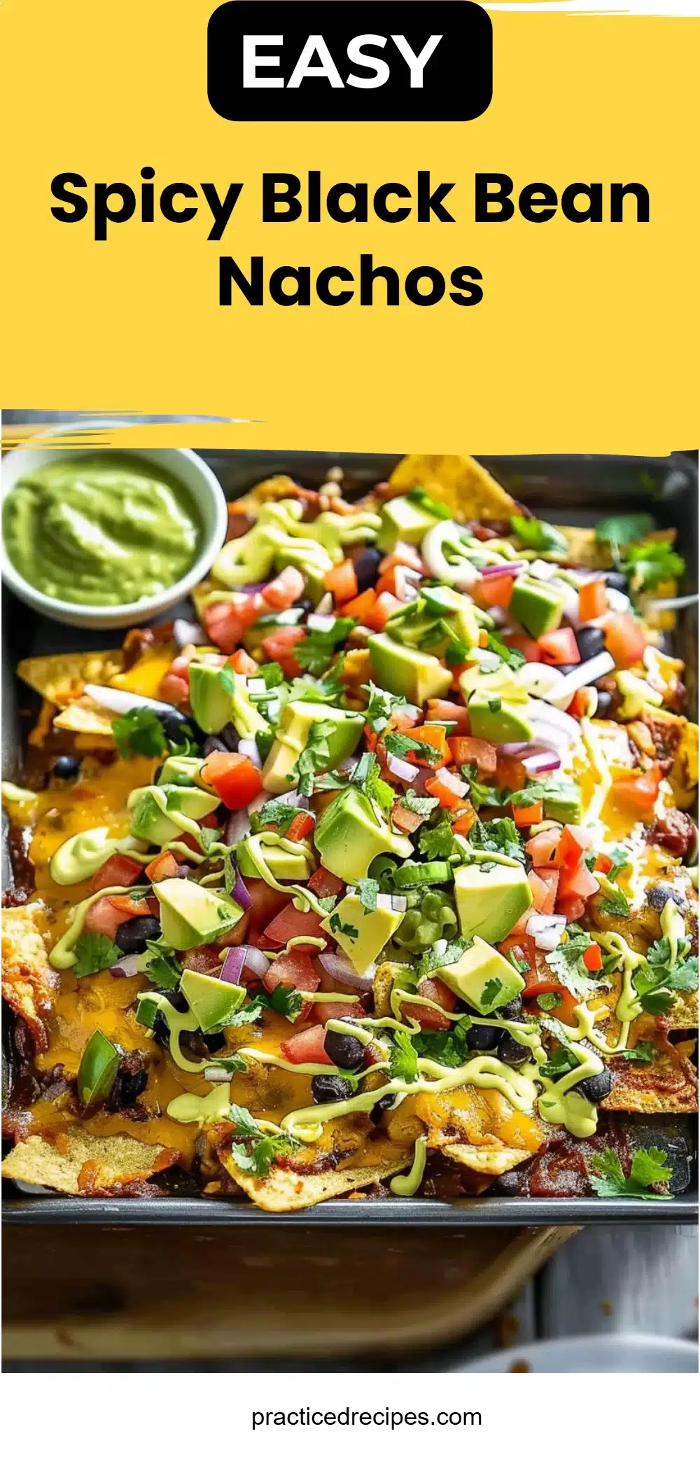 Spicy Black Bean Nachos