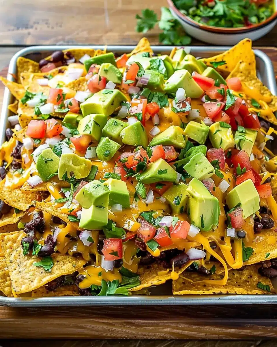 Spicy Black Bean Nachos