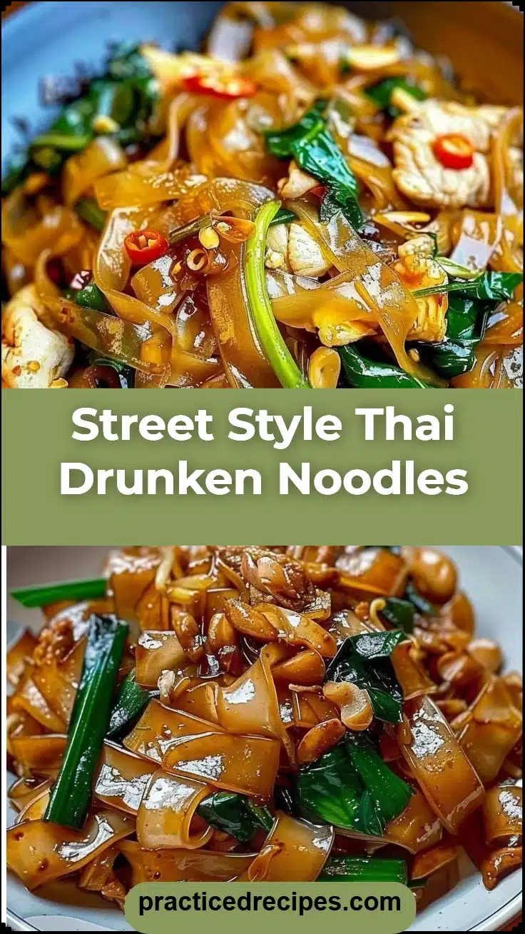 Street Style Thai Drunken Noodles