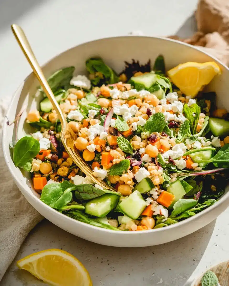 Moroccan Chickpea Carrot Salad