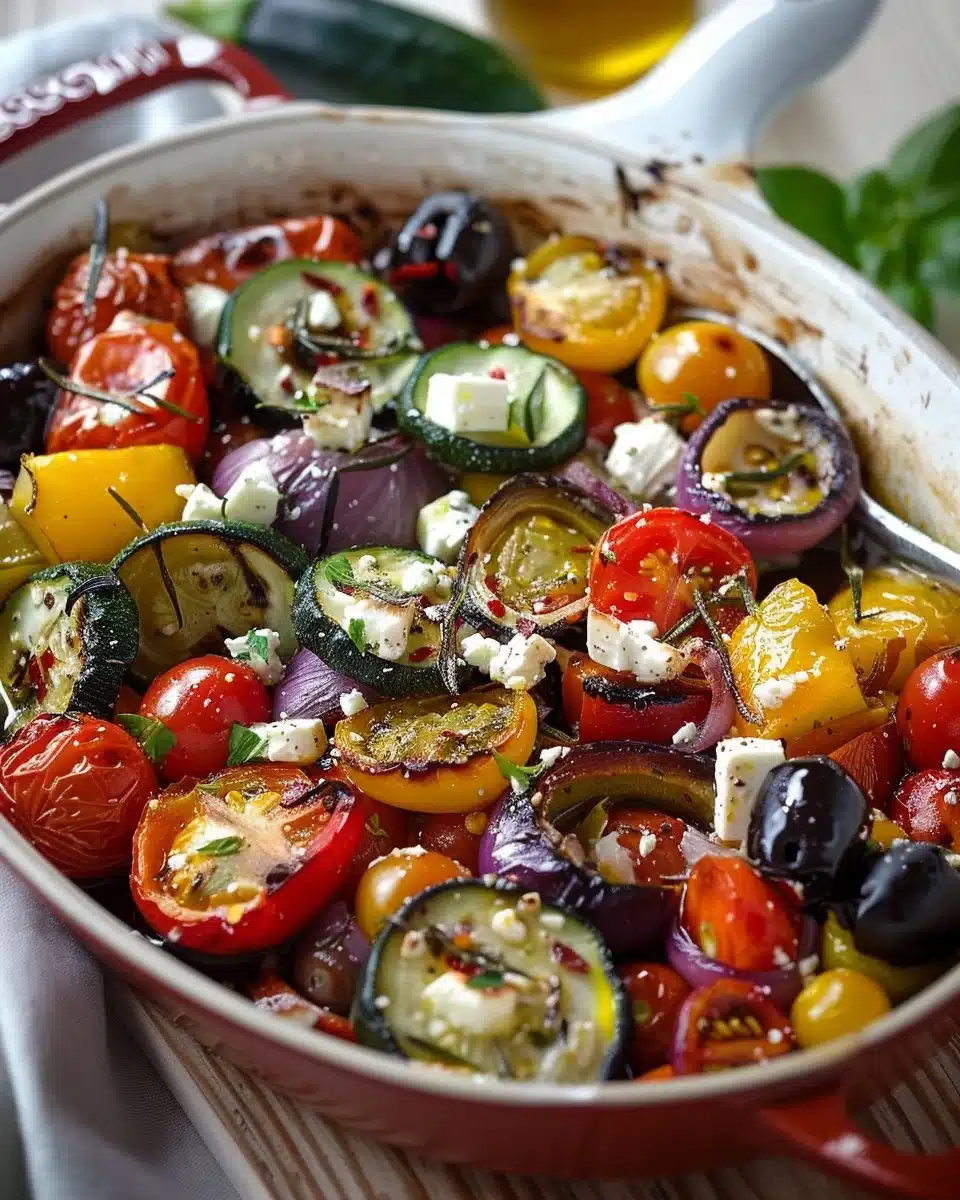 One Pan Greek Vegetables