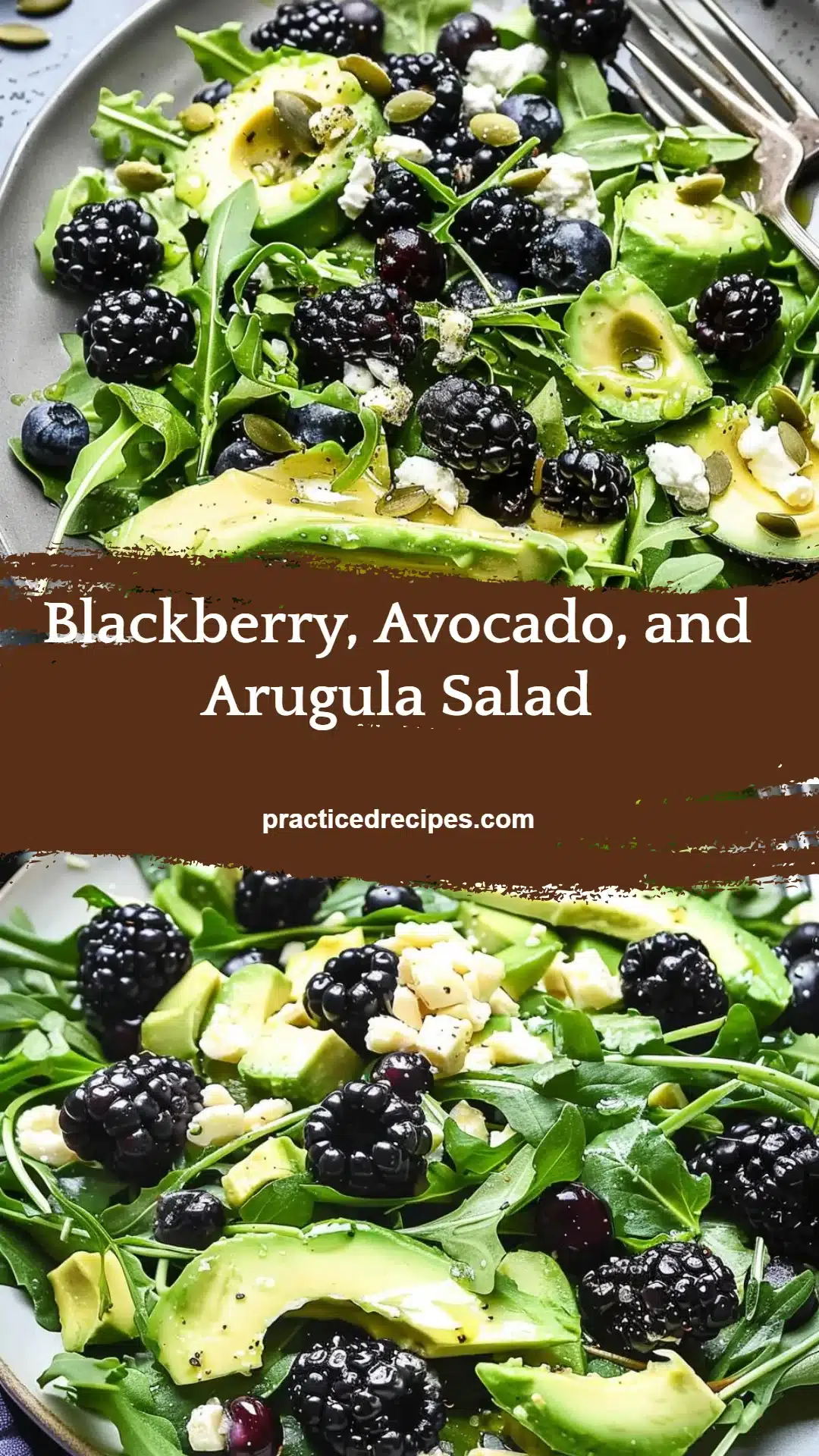 Blackberry, Avocado, and Arugula Salad
