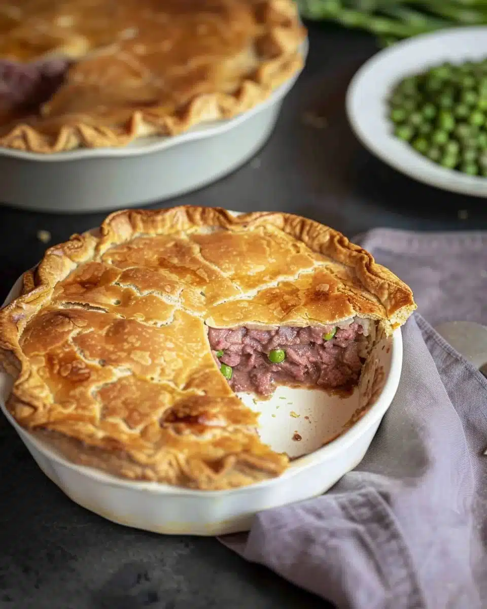 British Corned Beef and Potato Pie