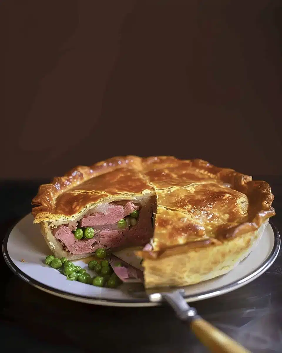 British Corned Beef and Potato Pie