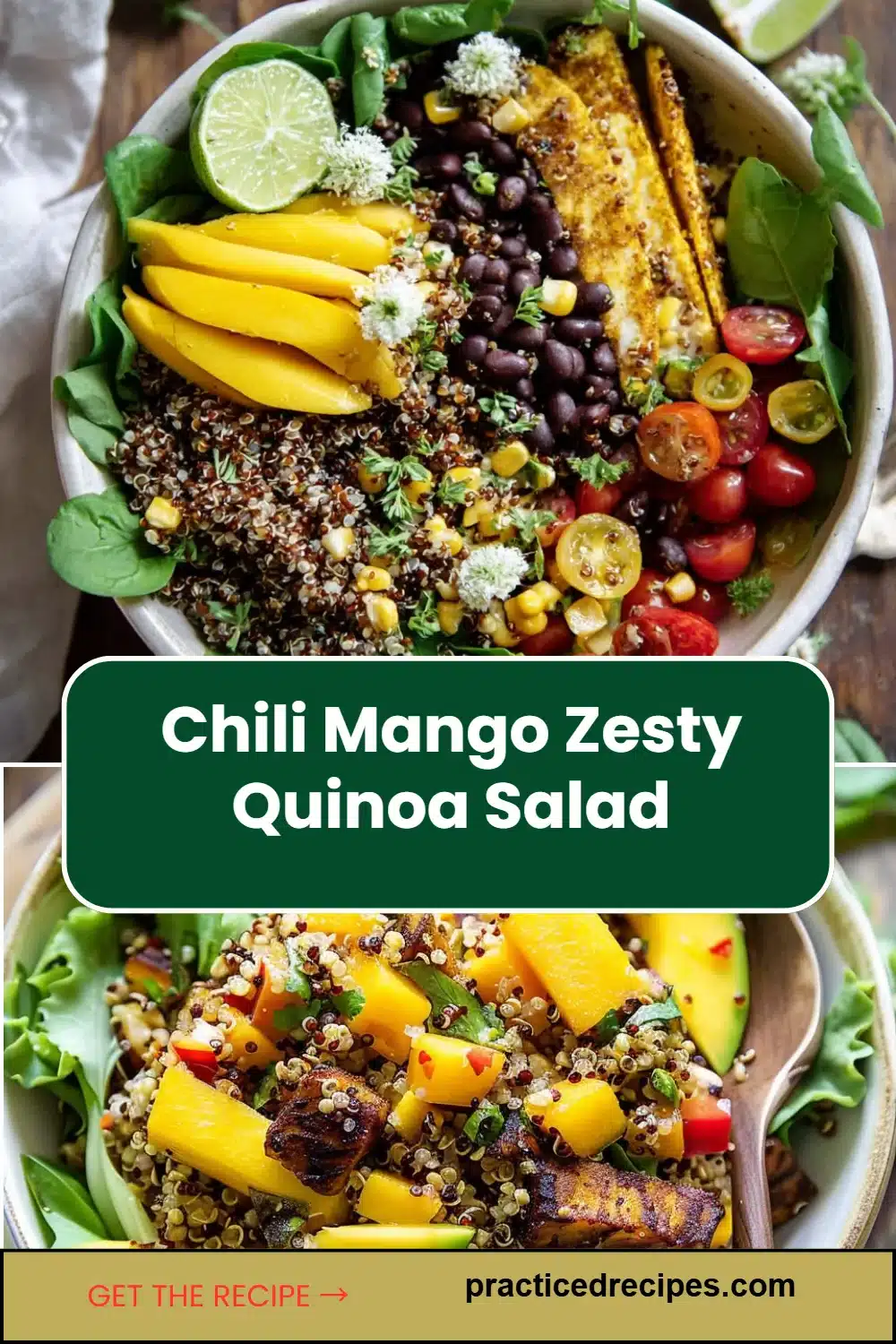 Chili Mango Zesty Quinoa Salad