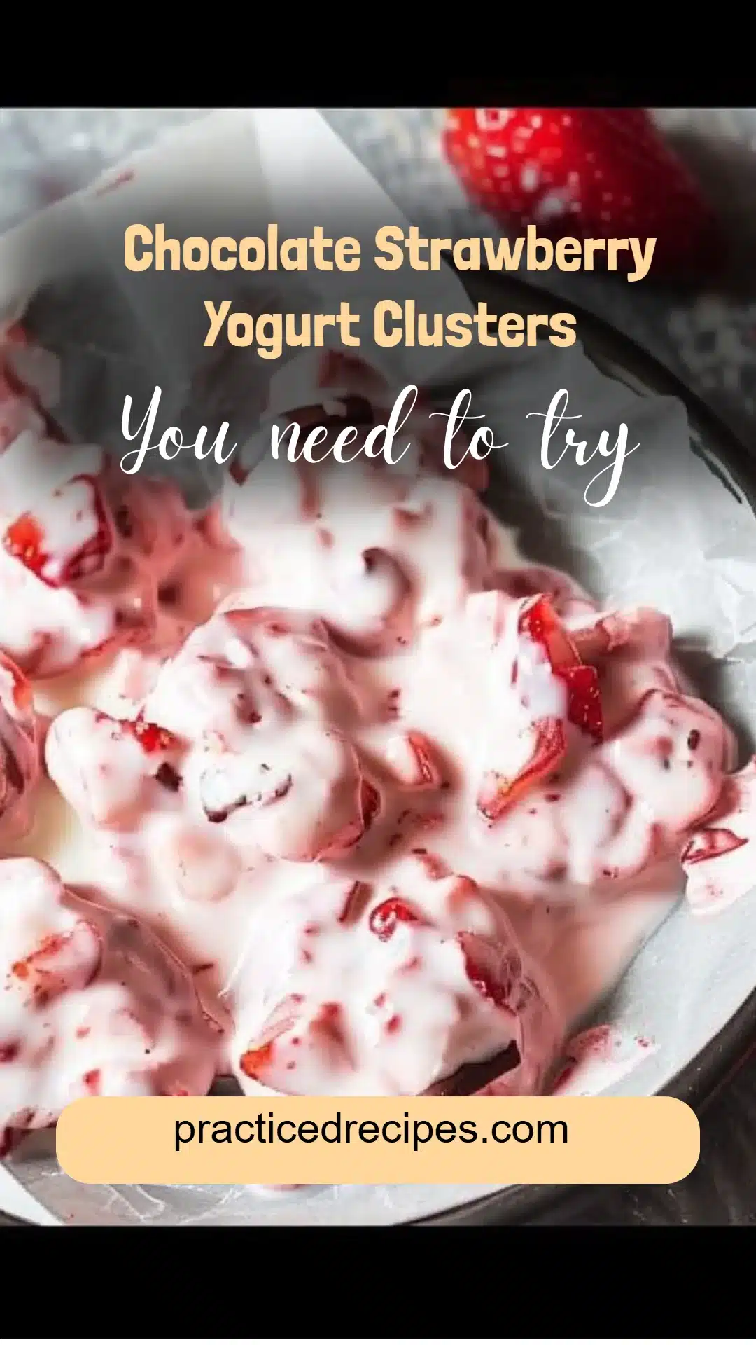 Chocolate Strawberry Yogurt Clusters