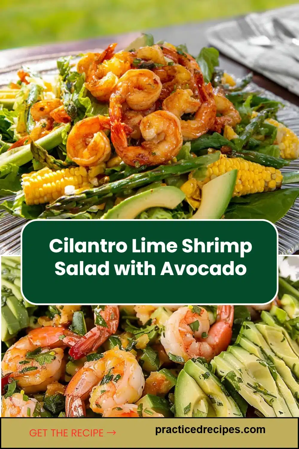 Cilantro Lime Shrimp Salad with Avocado