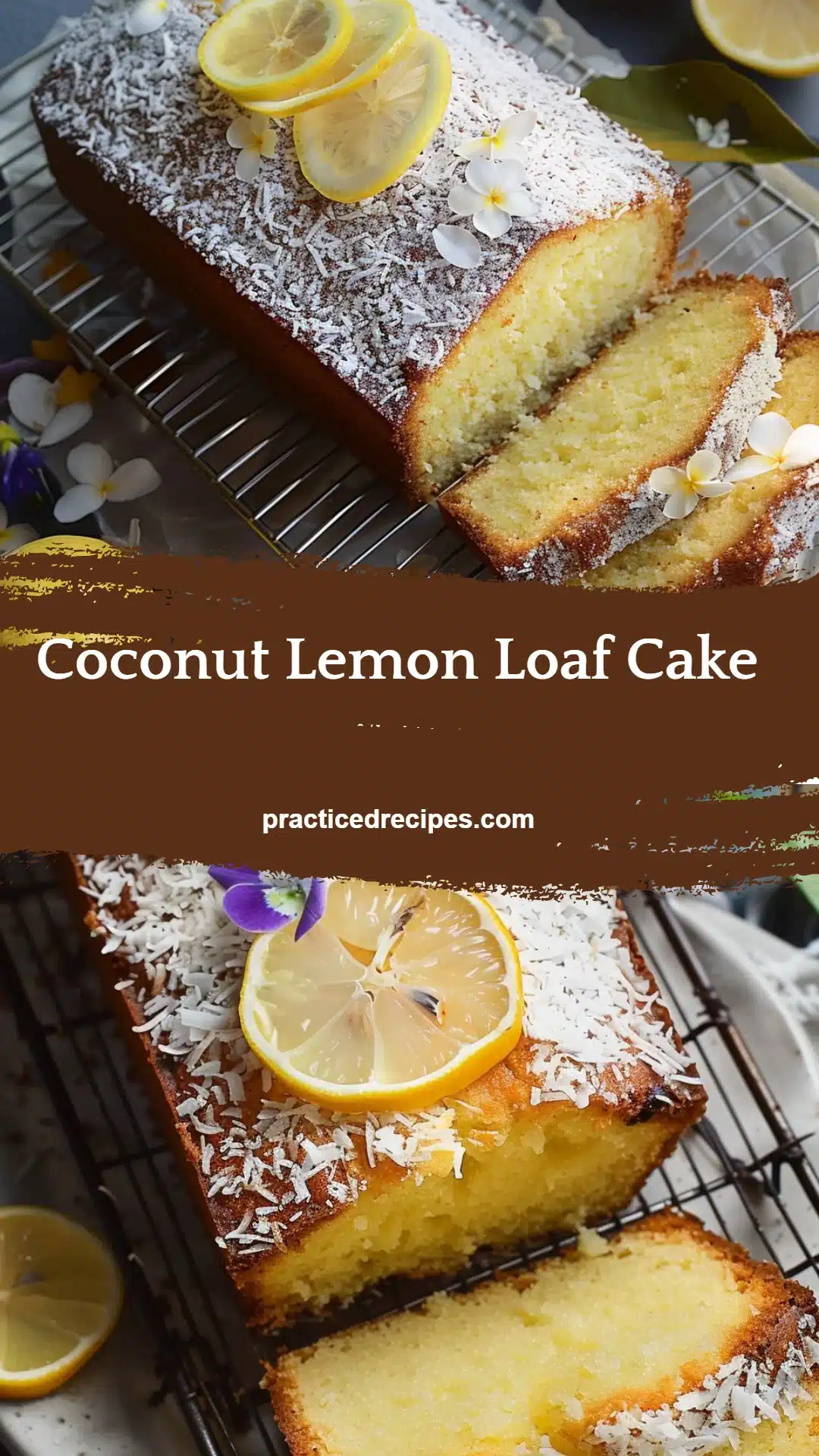 Coconut Lemon Loaf Cake