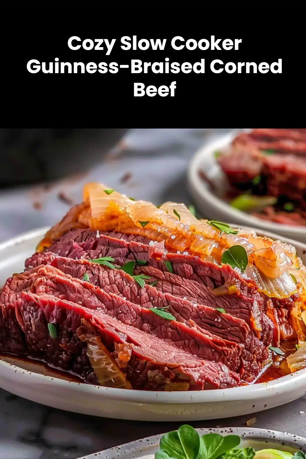 Cozy Slow Cooker Guinness-Braised Corned Beef