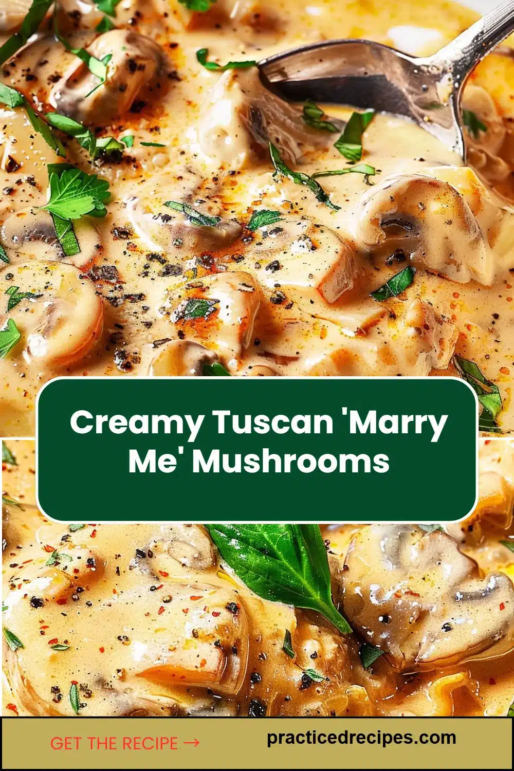 Creamy Tuscan 'Marry Me' Mushrooms
