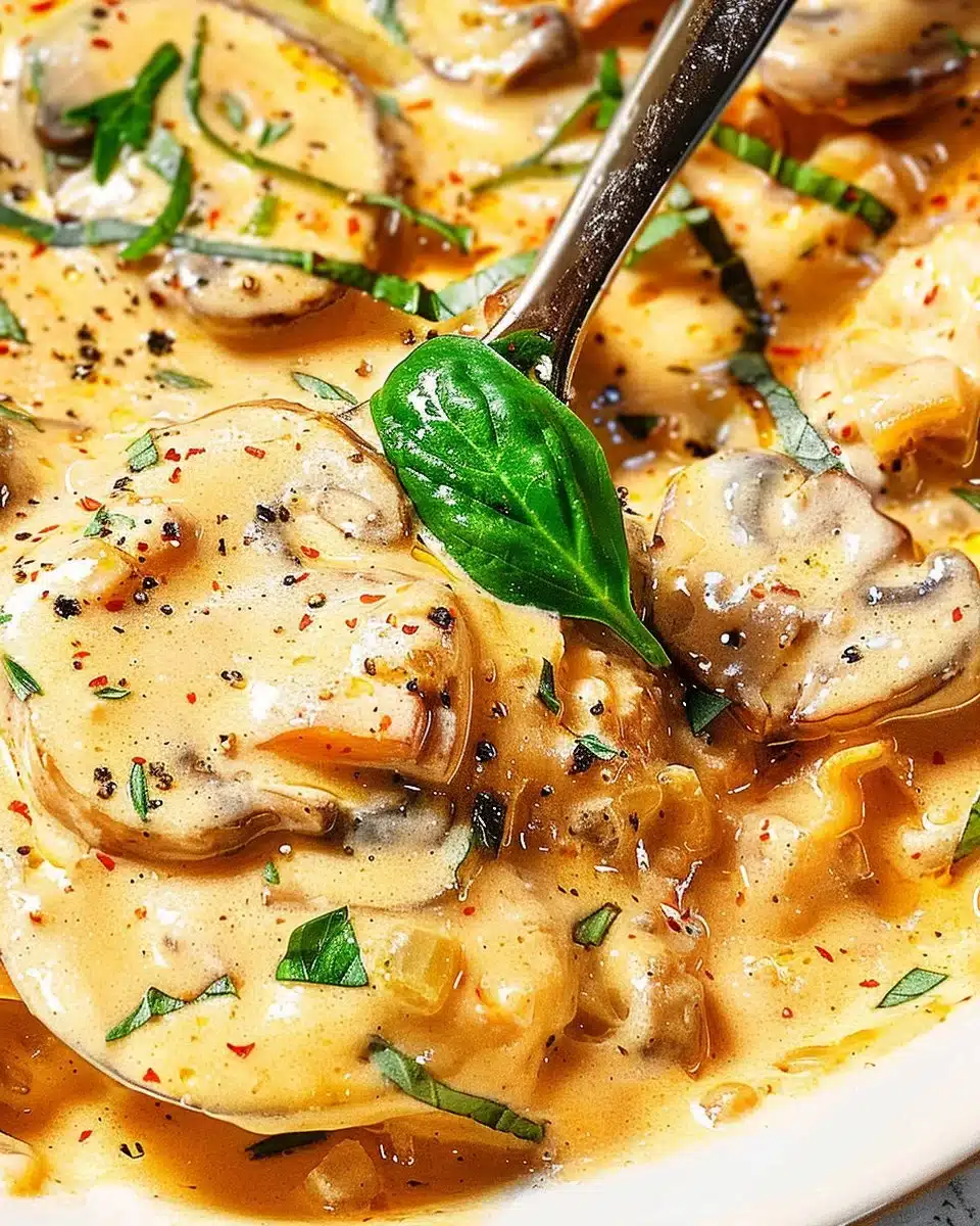 Creamy Tuscan Marry Me Mushrooms