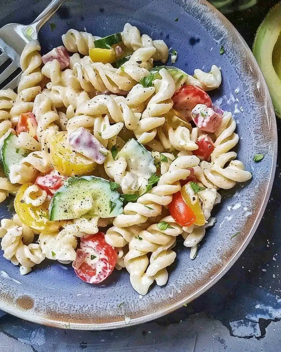 Creamy Vegan Pasta Salad