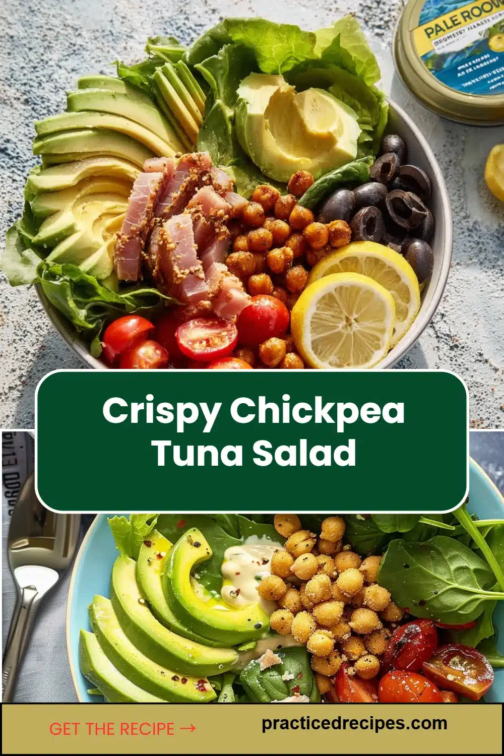 Crispy Chickpea Tuna Salad