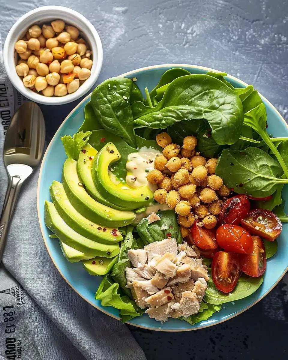 Crispy Chickpea Tuna Salad