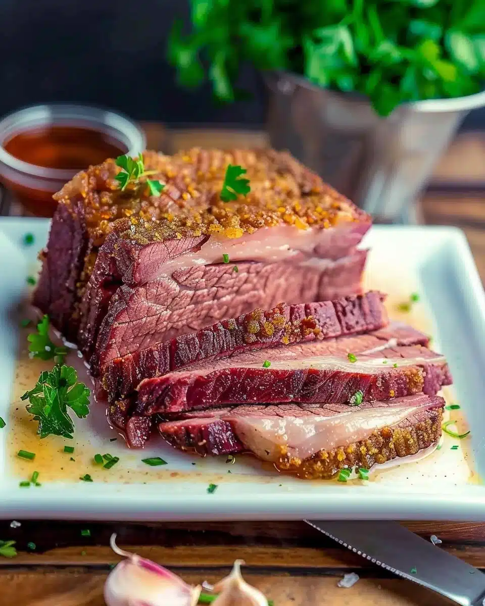 Crispy Corned Beef (Oven or Slow Cooker)