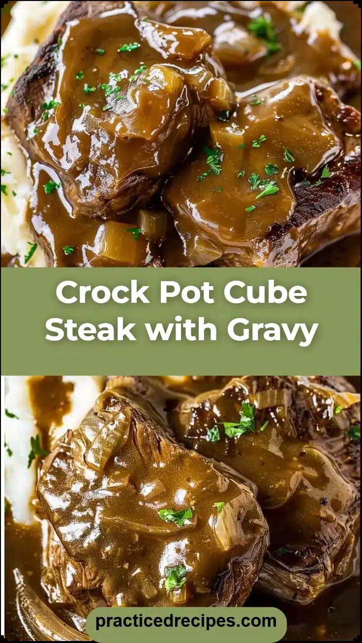 Crock Pot Cube Steak with Gravy