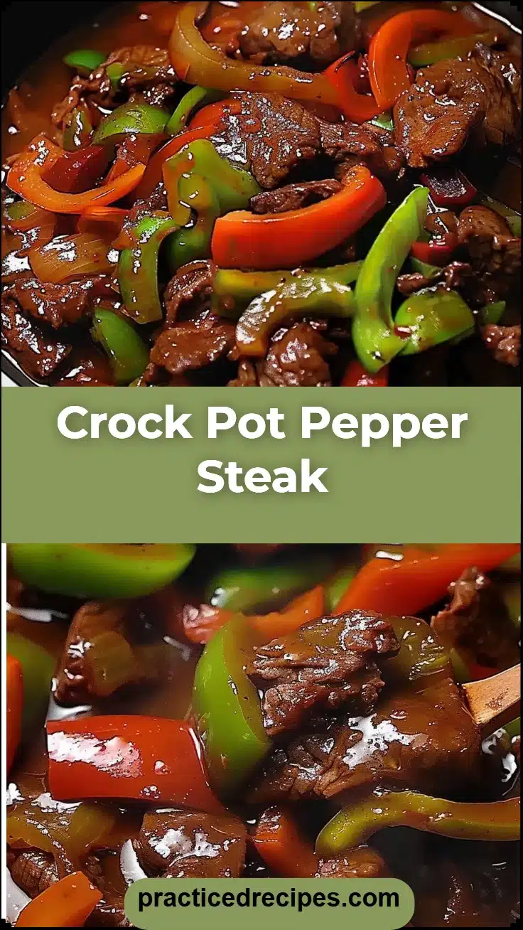 Crock Pot Pepper Steak