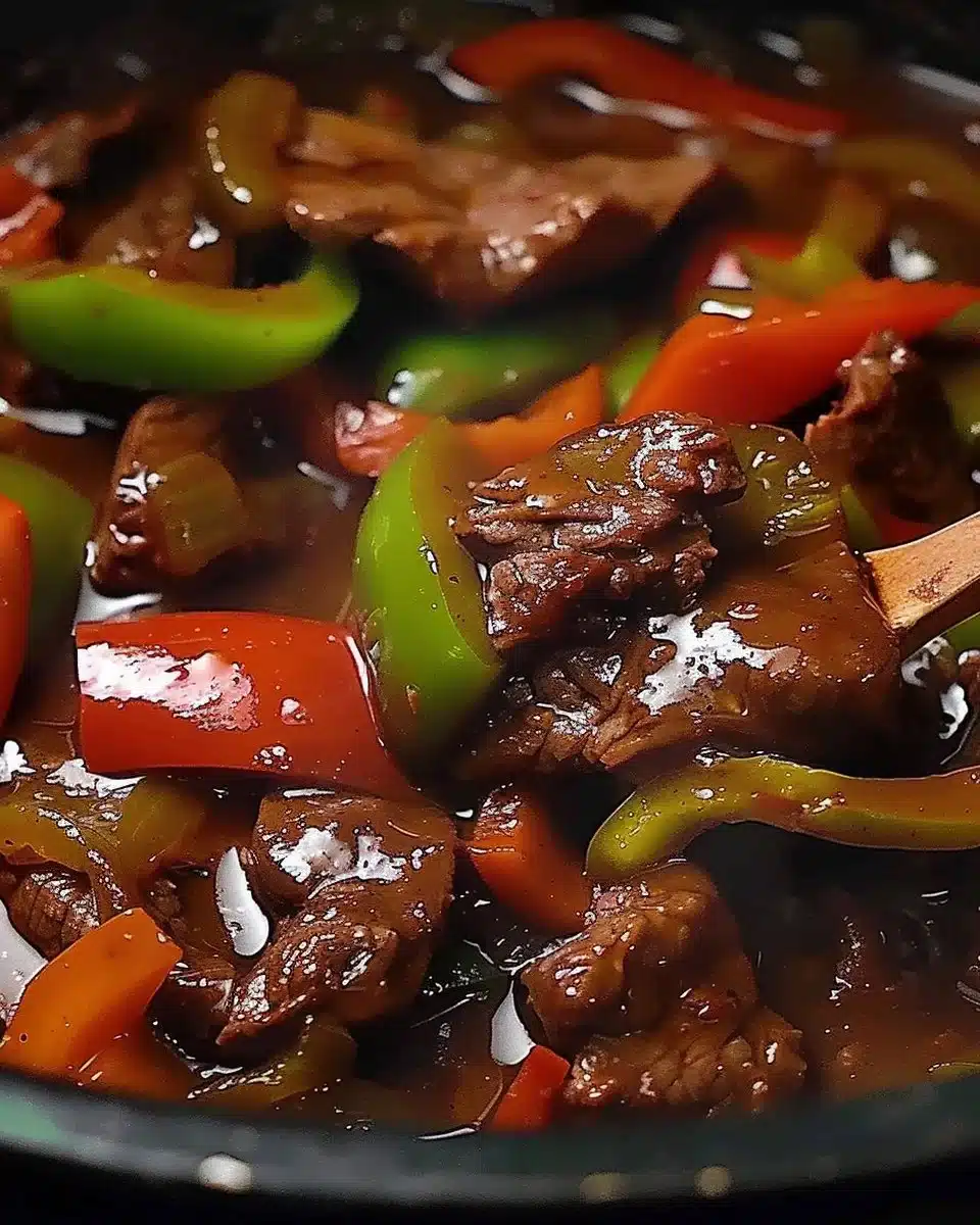 Pepper Steak in a Crock Pot