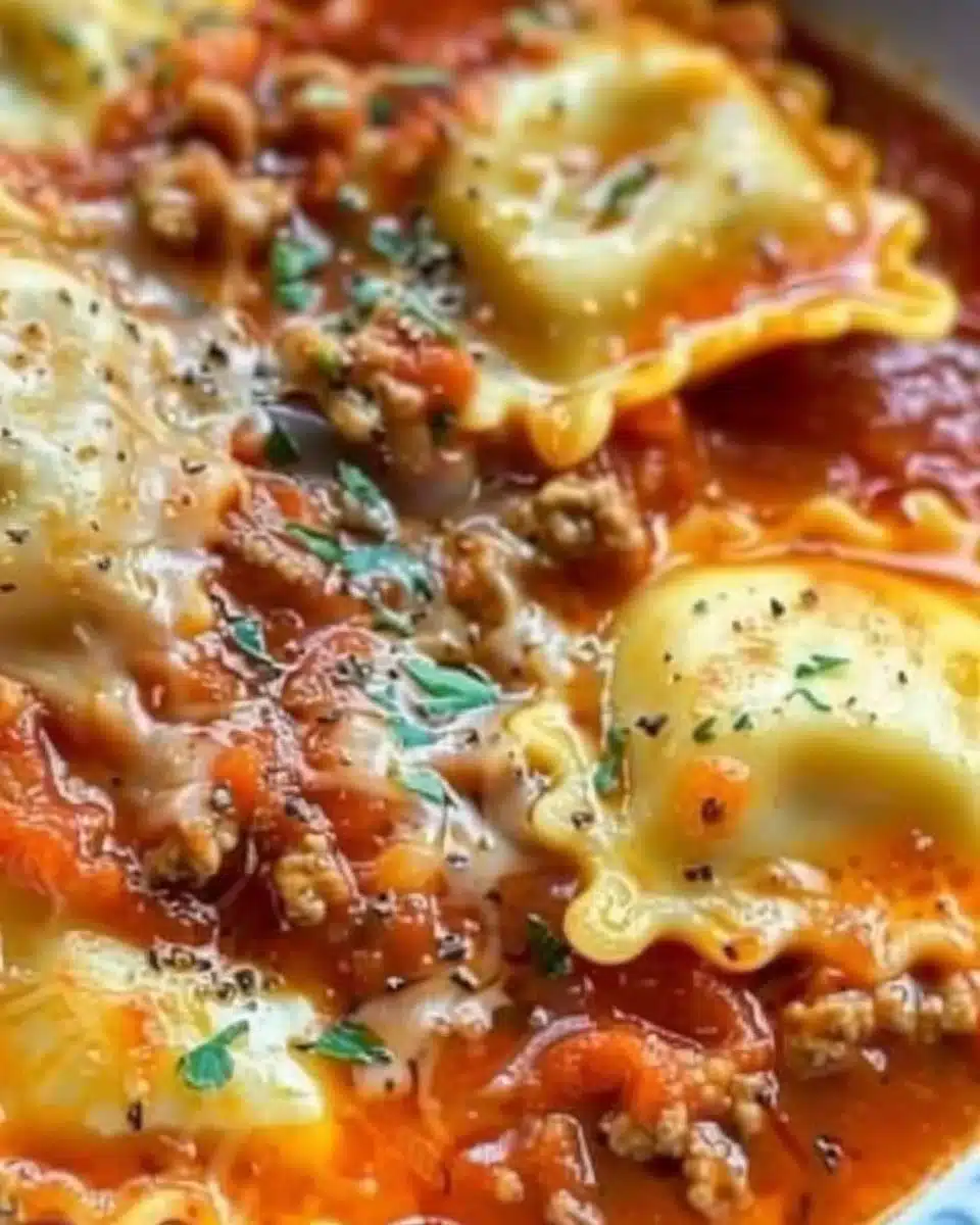 Crockpot Ravioli Lasagna: A Hands-Off, Flavor-Packed Comfort Food Masterpiece