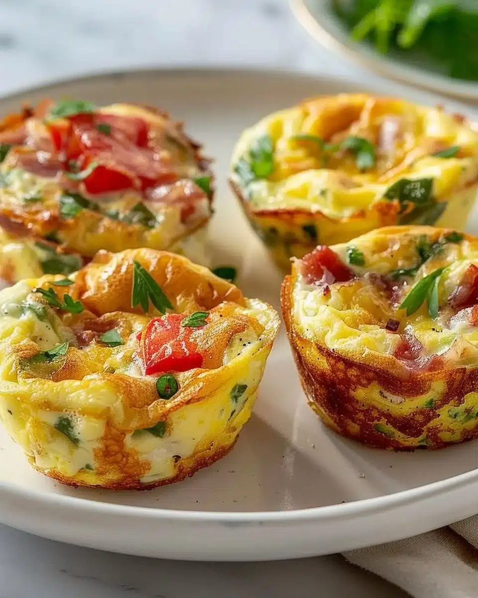 Crustless Mini Quiches Recipe