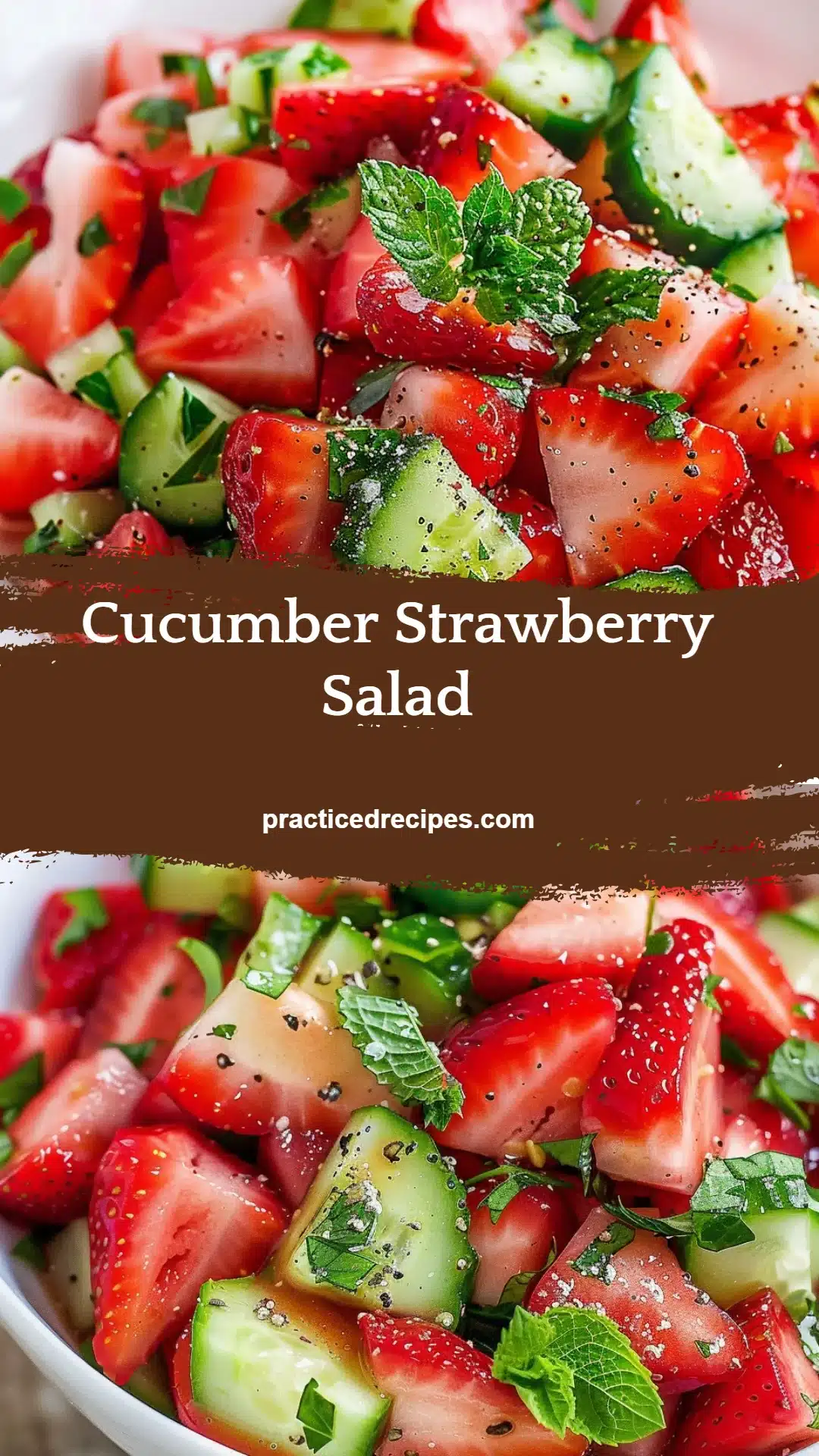 Cucumber Strawberry Salad