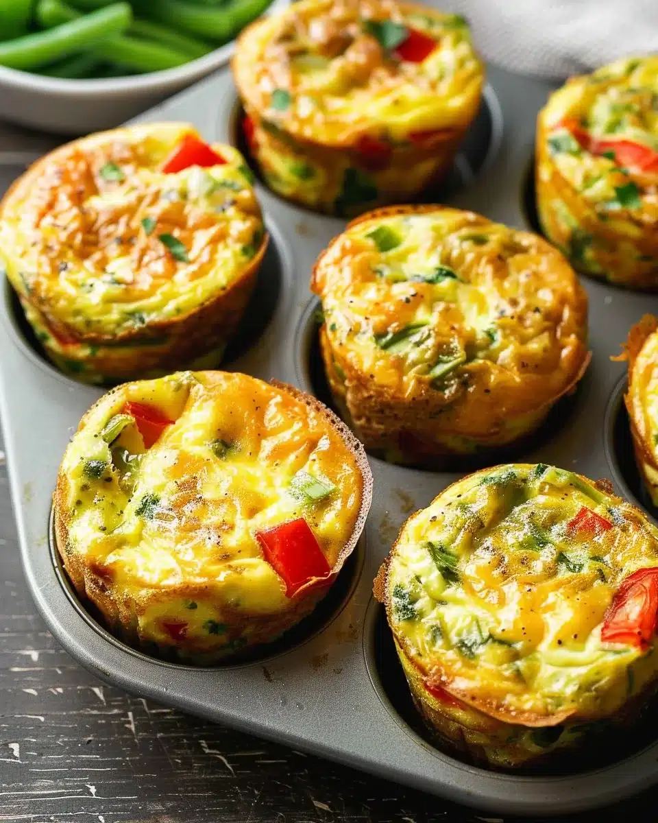 Toaster Oven Muffin Tin Frittatas
