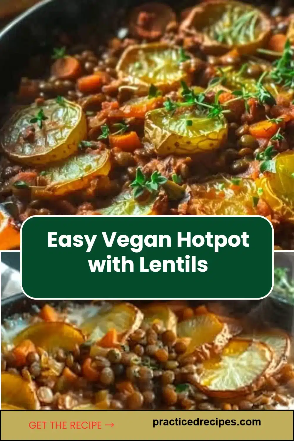 Easy Vegan Hotpot with Lentils