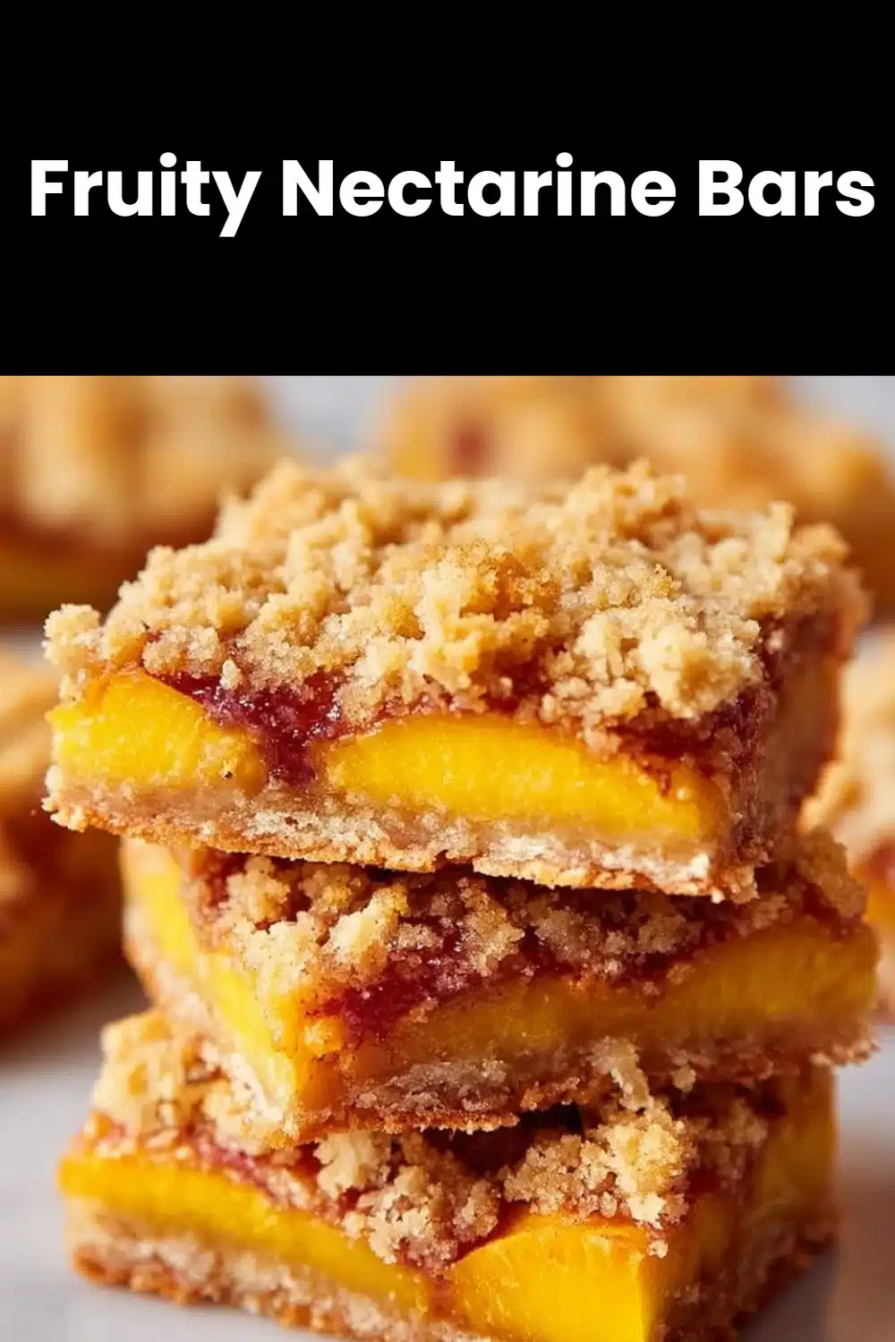 Fruity Nectarine Bars